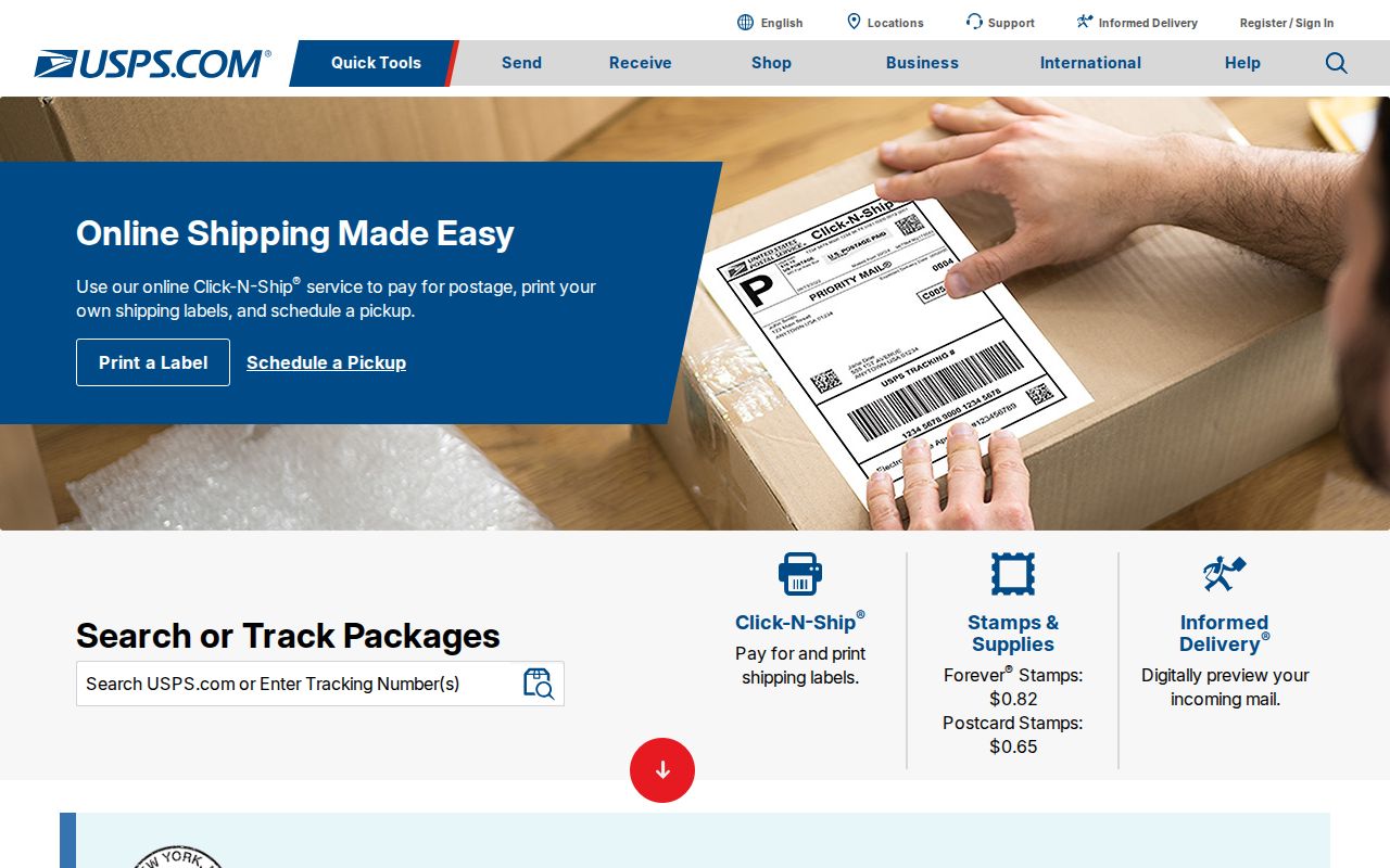 Sanford ZIP code directory USPS lookup source screen